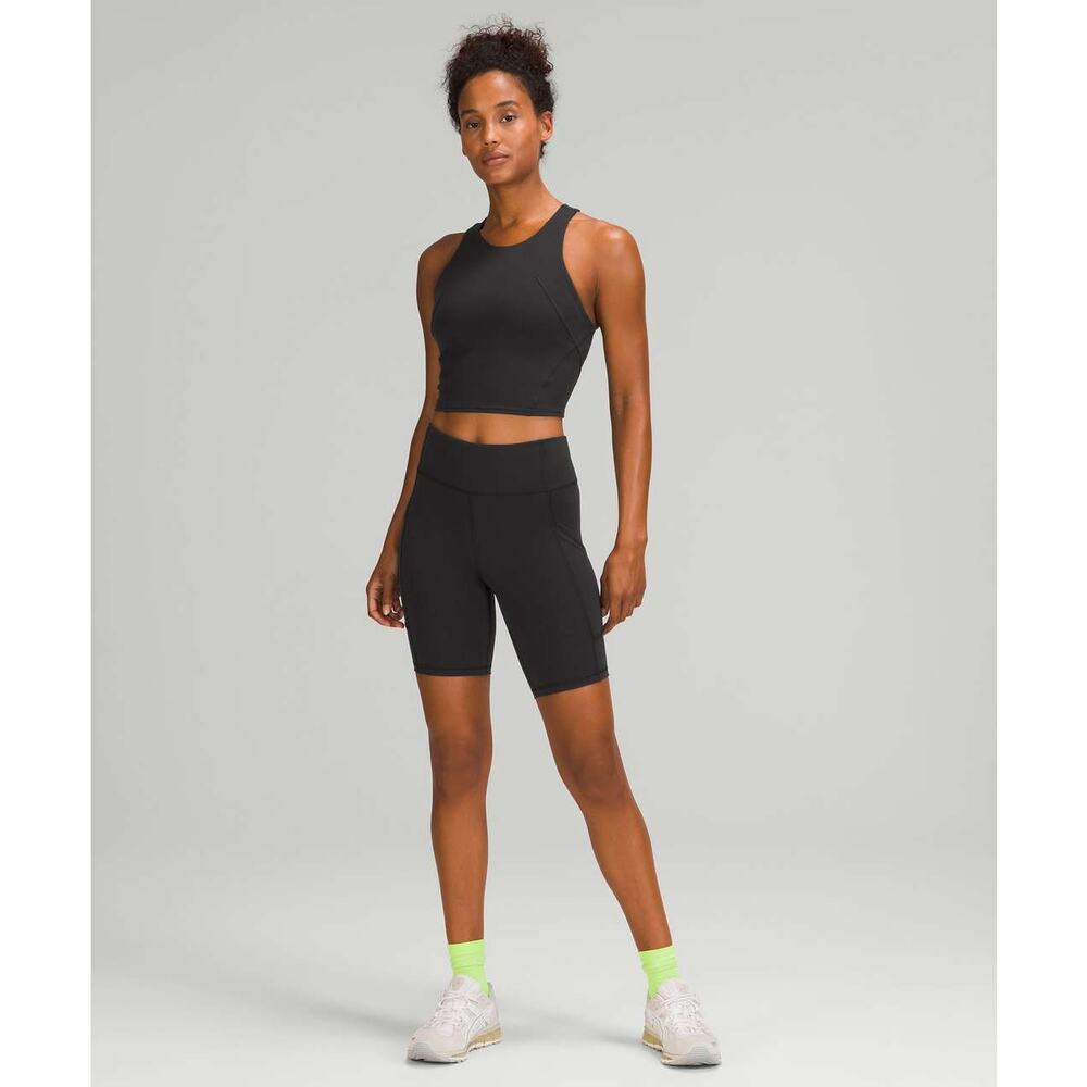 Lululemon Invigorate Training Tank Top Everlux Size 12 Black - Picture 3 of 7